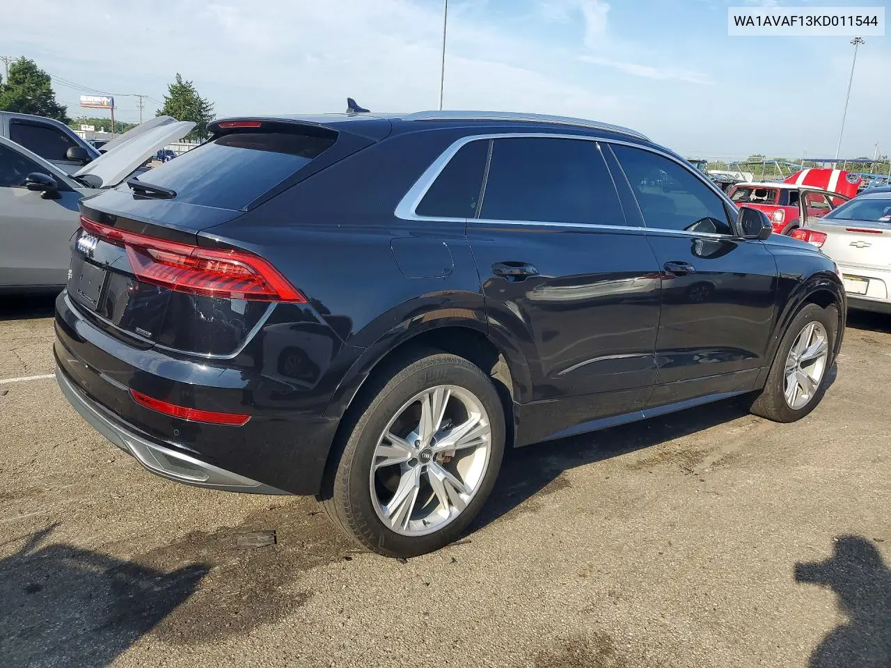 2019 Audi Q8 Premium VIN: WA1AVAF13KD011544 Lot: 60293886