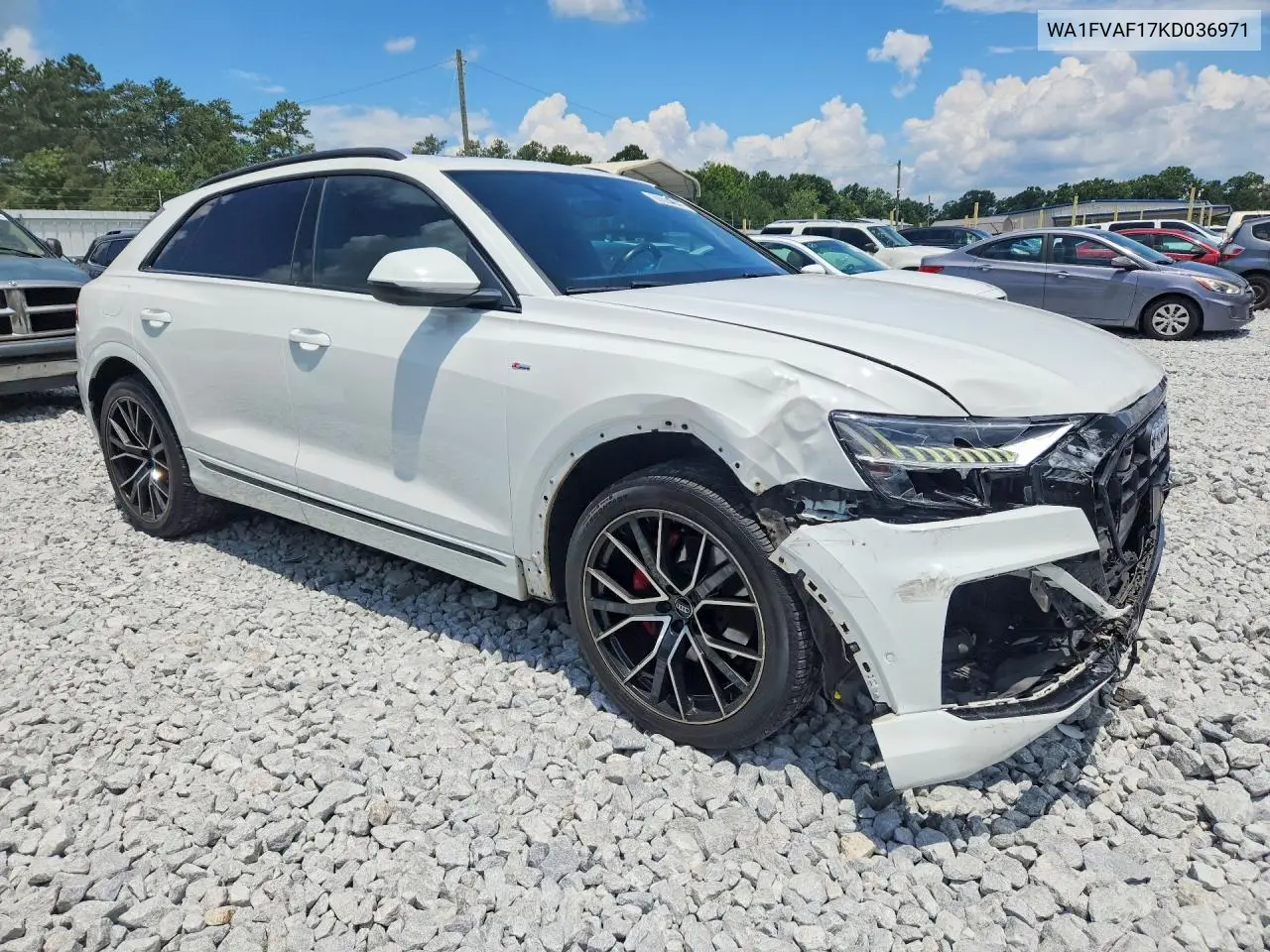 2019 Audi Q8 Prestige S-Line VIN: WA1FVAF17KD036971 Lot: 60684946