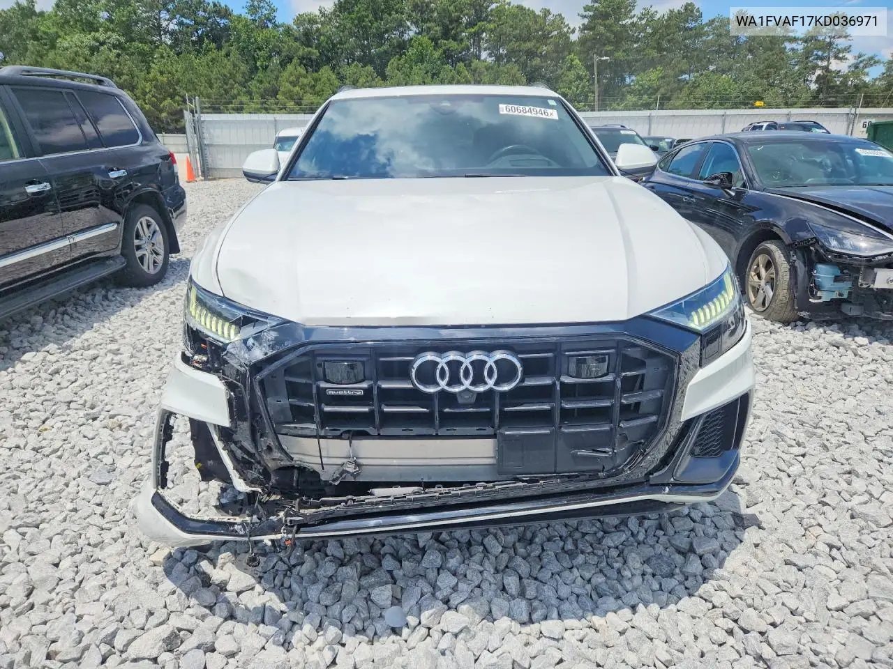 2019 Audi Q8 Prestige S-Line VIN: WA1FVAF17KD036971 Lot: 60684946