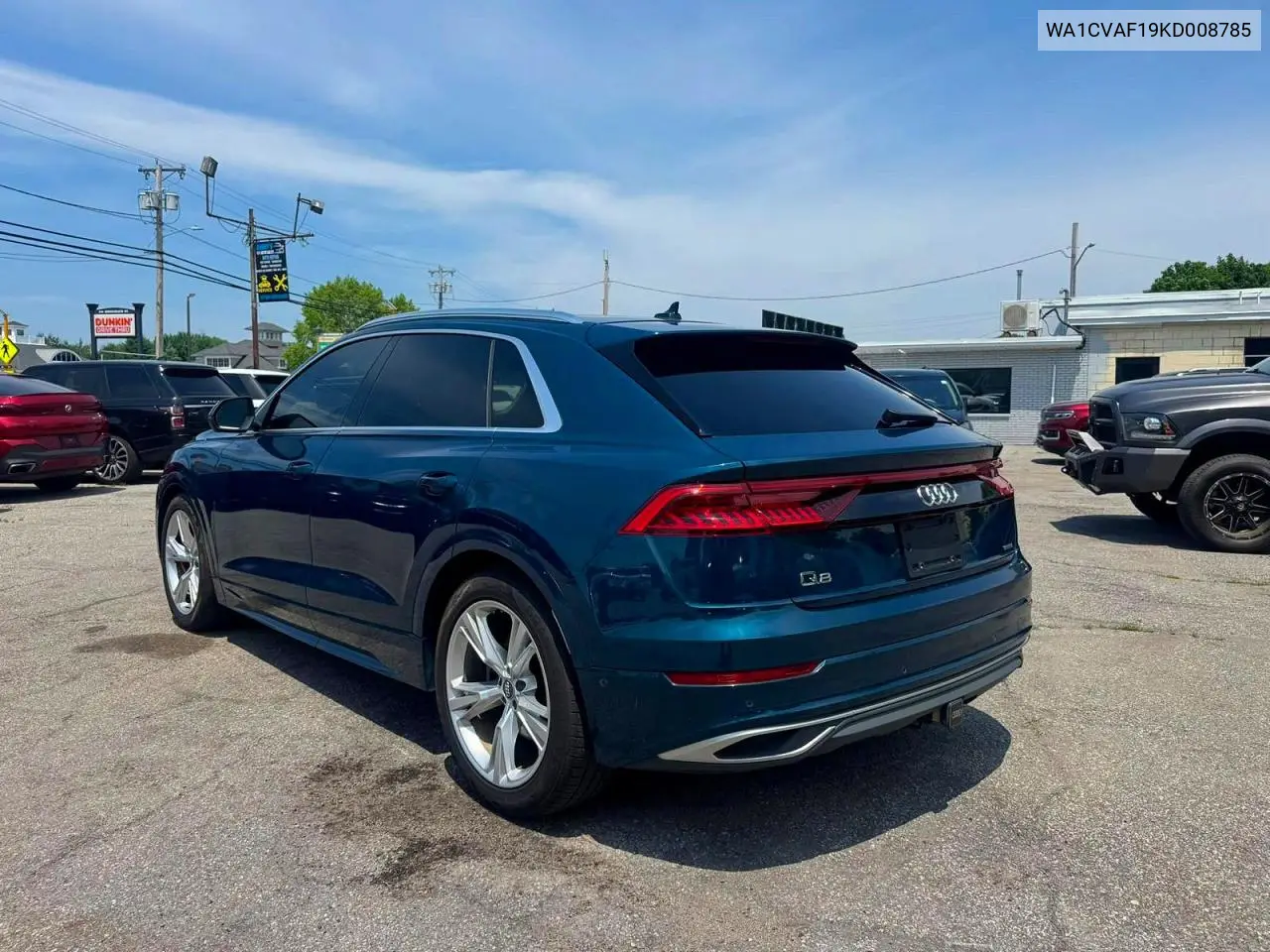 2019 Audi Q8 Prestige VIN: WA1CVAF19KD008785 Lot: 61164406