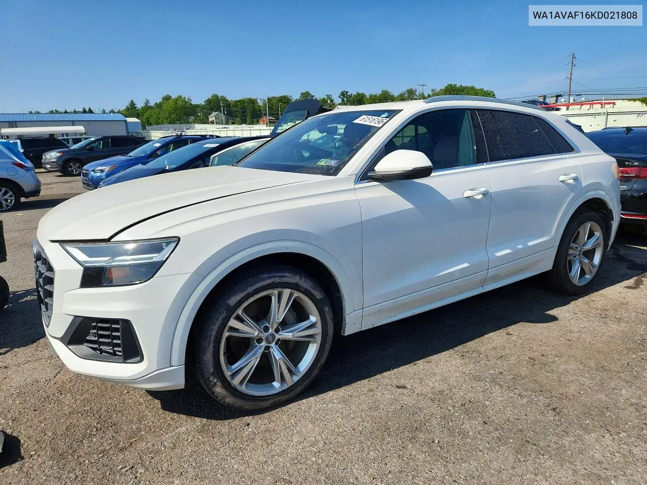 2019 Audi Q8 Premium VIN: WA1AVAF16KD021808 Lot: 61516196