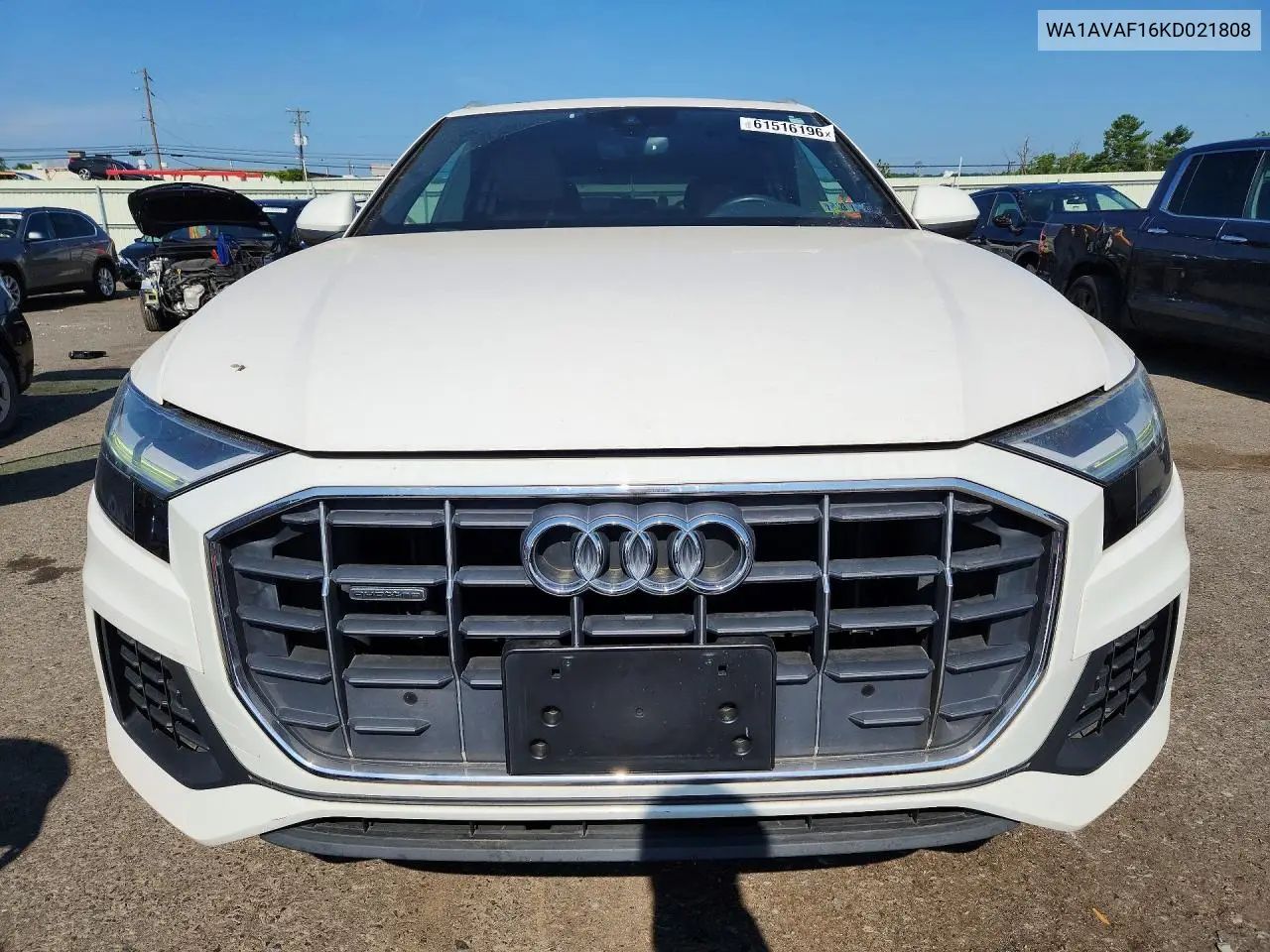 2019 Audi Q8 Premium VIN: WA1AVAF16KD021808 Lot: 61516196