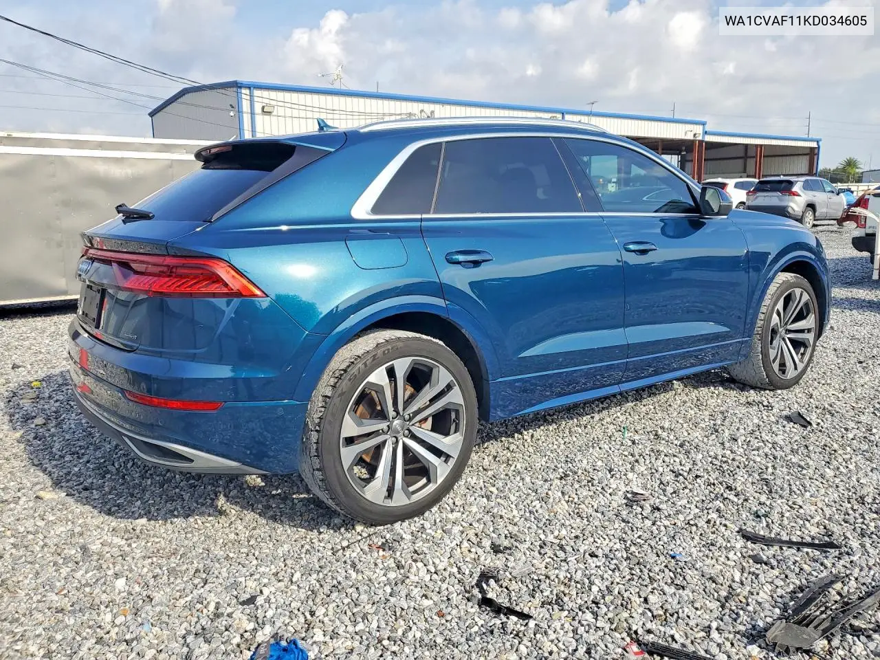 2019 Audi Q8 Prestige VIN: WA1CVAF11KD034605 Lot: 62027946