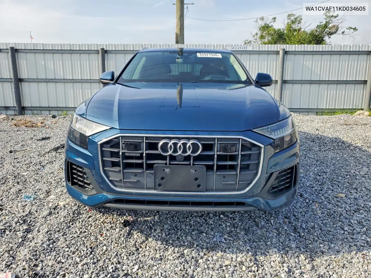 2019 Audi Q8 Prestige VIN: WA1CVAF11KD034605 Lot: 62027946