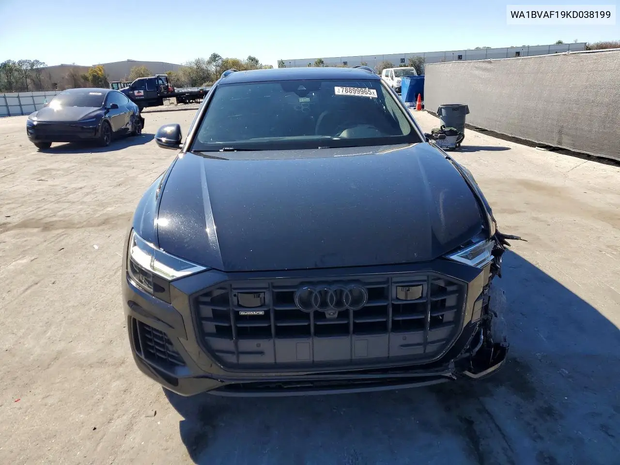 2019 Audi Q8 Premium Plus VIN: WA1BVAF19KD038199 Lot: 78899965