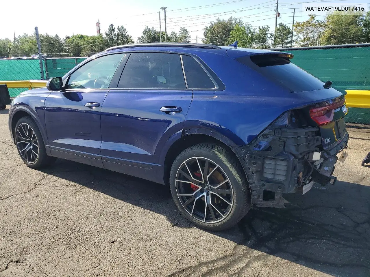 2020 Audi Q8 Premium Plus S-Line VIN: WA1EVAF19LD017416 Lot: 53833476
