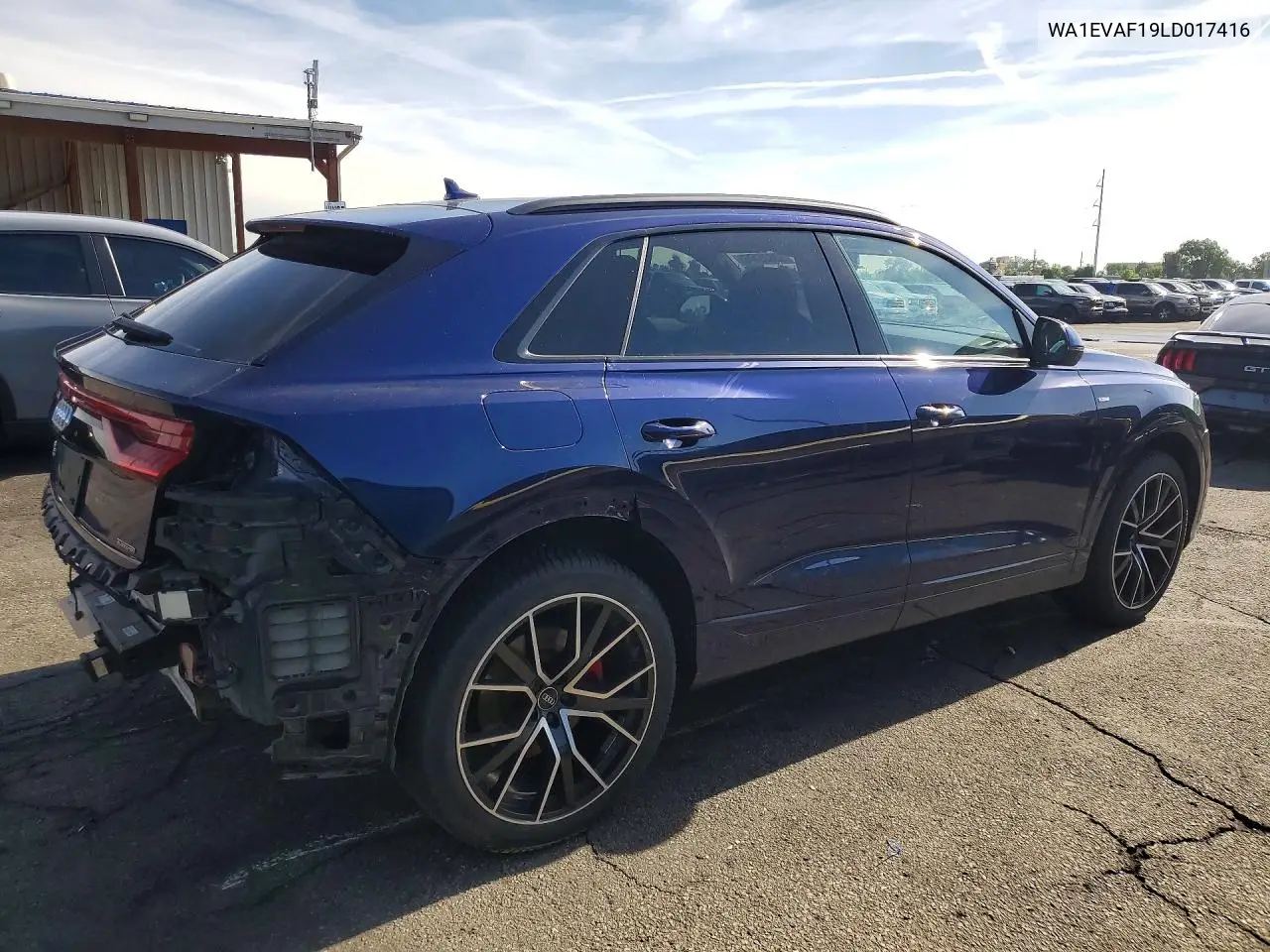 2020 Audi Q8 Premium Plus S-Line VIN: WA1EVAF19LD017416 Lot: 53833476