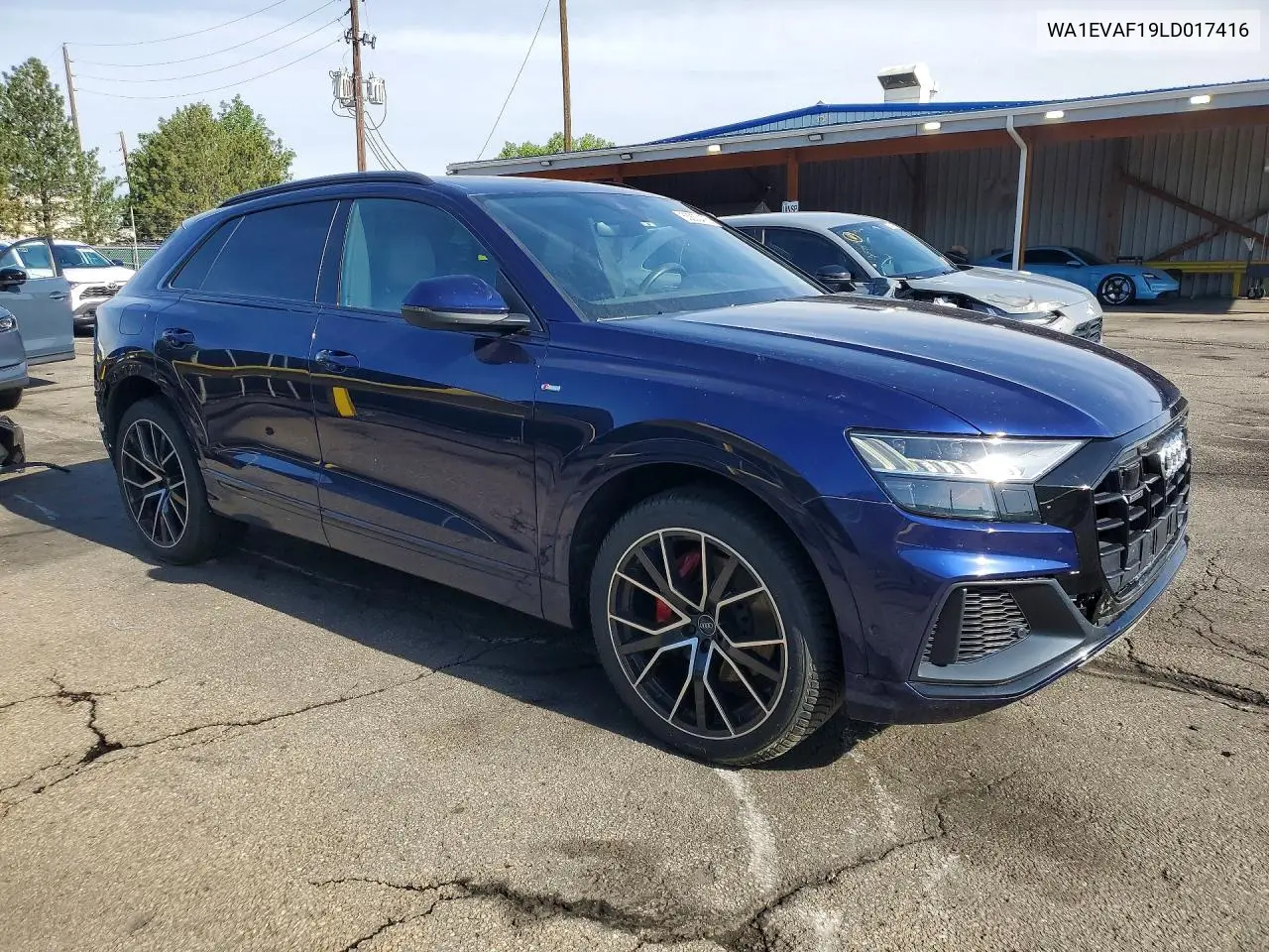 2020 Audi Q8 Premium Plus S-Line VIN: WA1EVAF19LD017416 Lot: 53833476