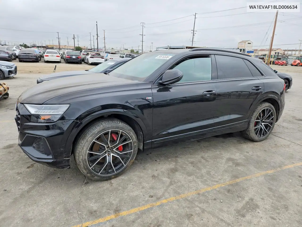 2020 Audi Q8 Premium Plus S-Line VIN: WA1EVAF18LD006634 Lot: 59616536