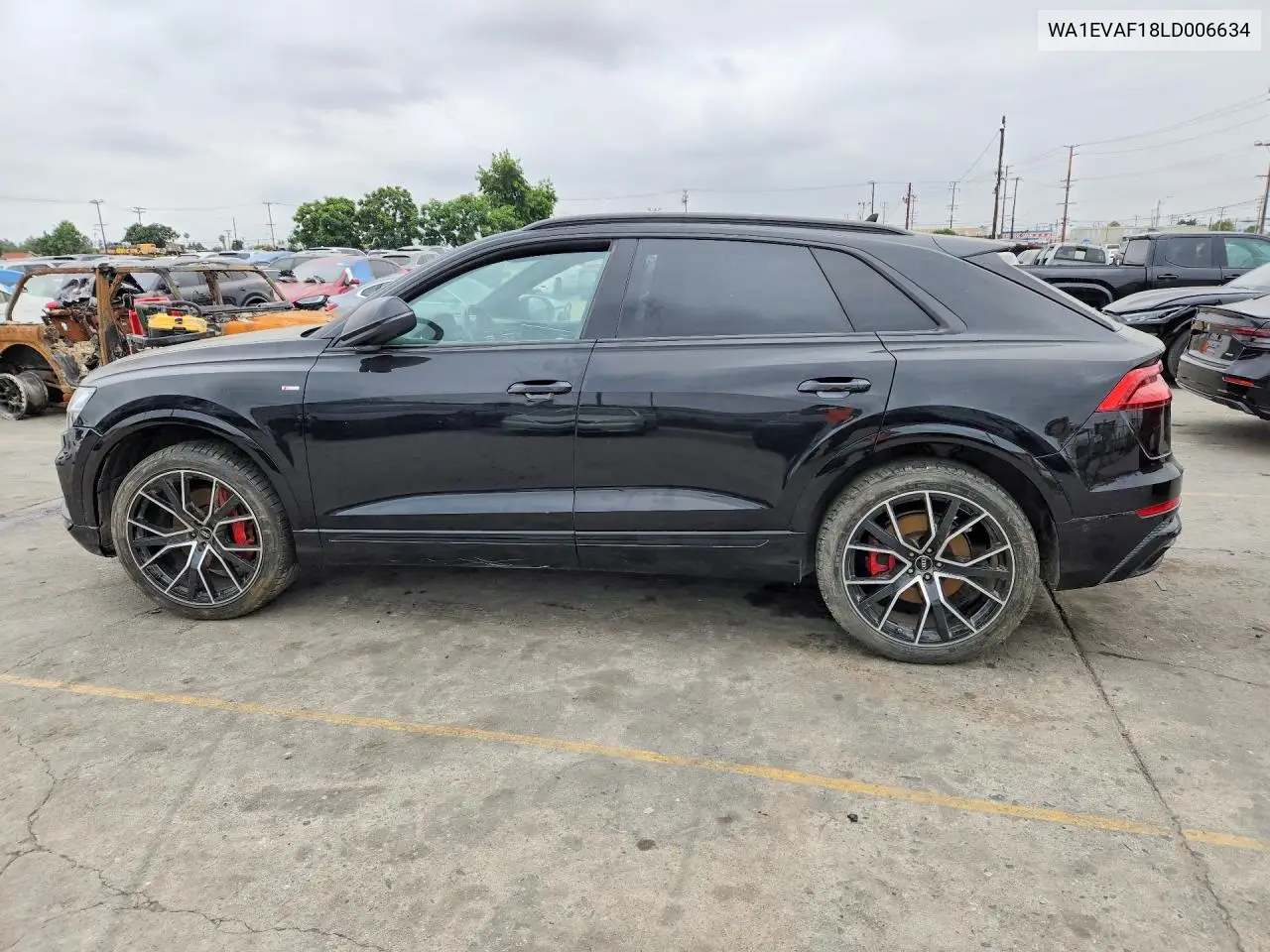 2020 Audi Q8 Premium Plus S-Line VIN: WA1EVAF18LD006634 Lot: 59616536