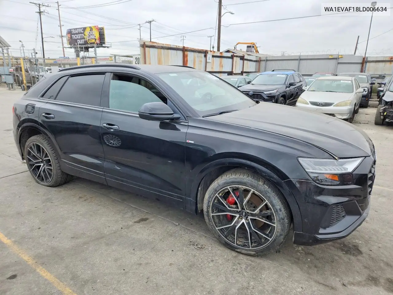 2020 Audi Q8 Premium Plus S-Line VIN: WA1EVAF18LD006634 Lot: 59616536