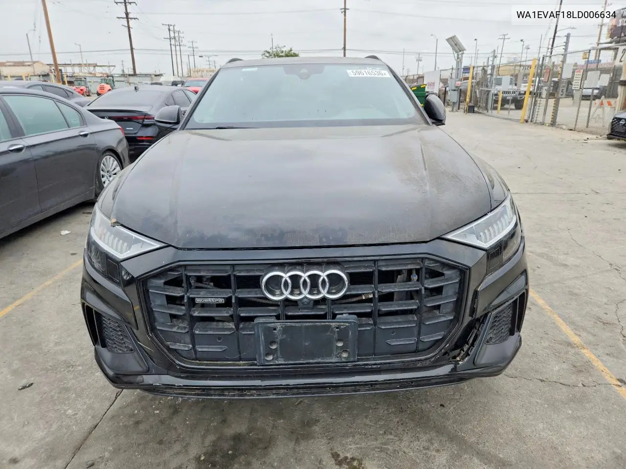 2020 Audi Q8 Premium Plus S-Line VIN: WA1EVAF18LD006634 Lot: 59616536