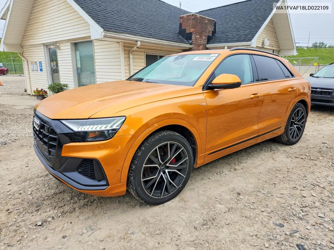 2020 Audi Q8 Prestige S-Line VIN: WA1FVAF18LD022109 Lot: 59907086