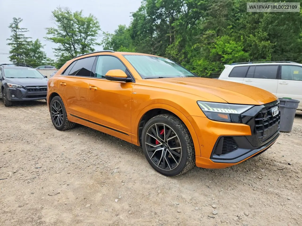 2020 Audi Q8 Prestige S-Line VIN: WA1FVAF18LD022109 Lot: 59907086