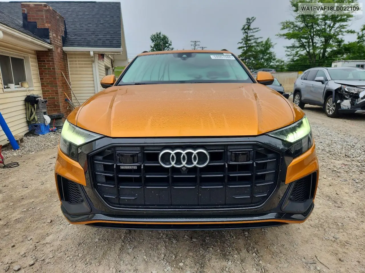 2020 Audi Q8 Prestige S-Line VIN: WA1FVAF18LD022109 Lot: 59907086