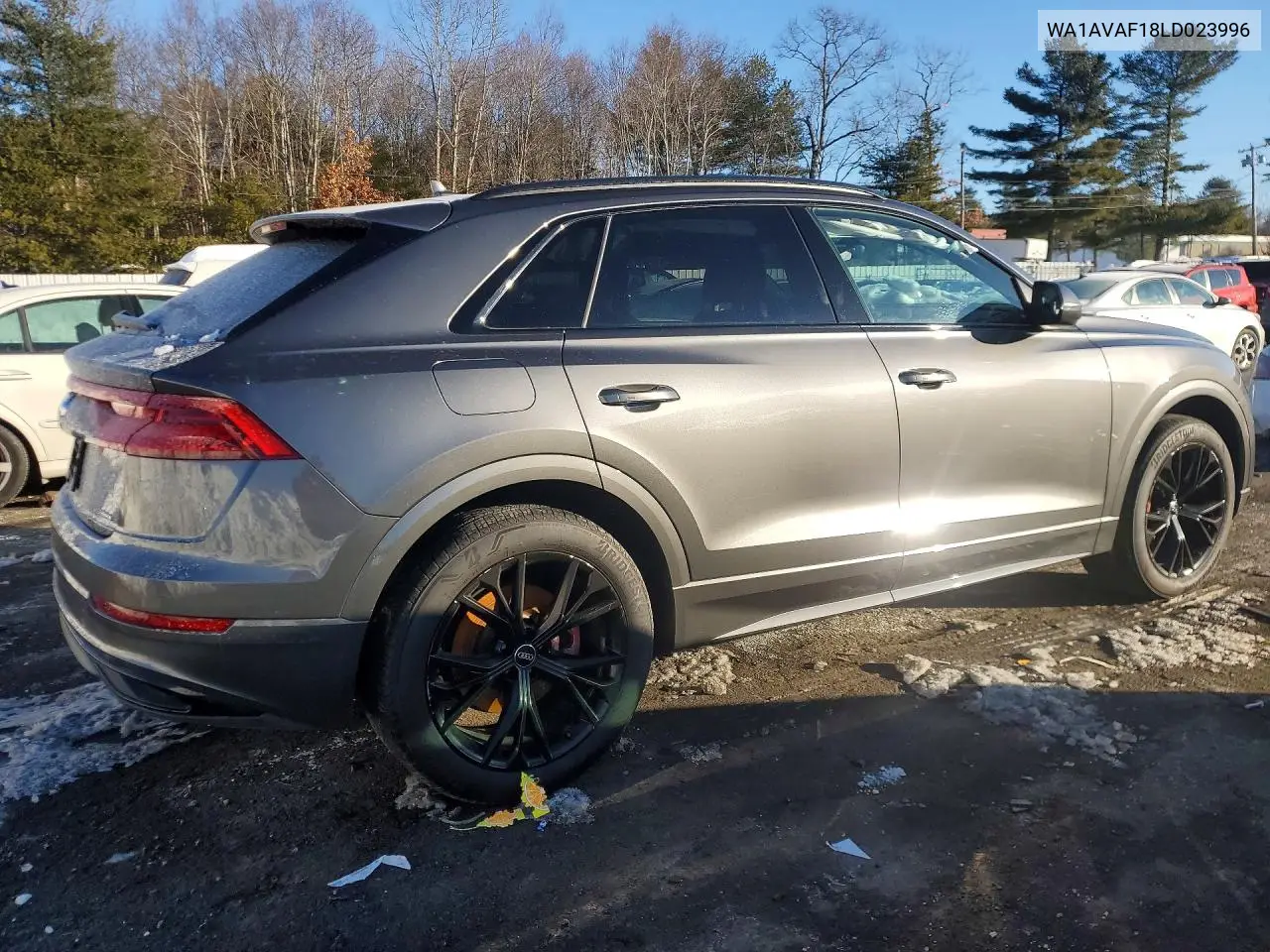 2020 Audi Q8 Premium VIN: WA1AVAF18LD023996 Lot: 76247605