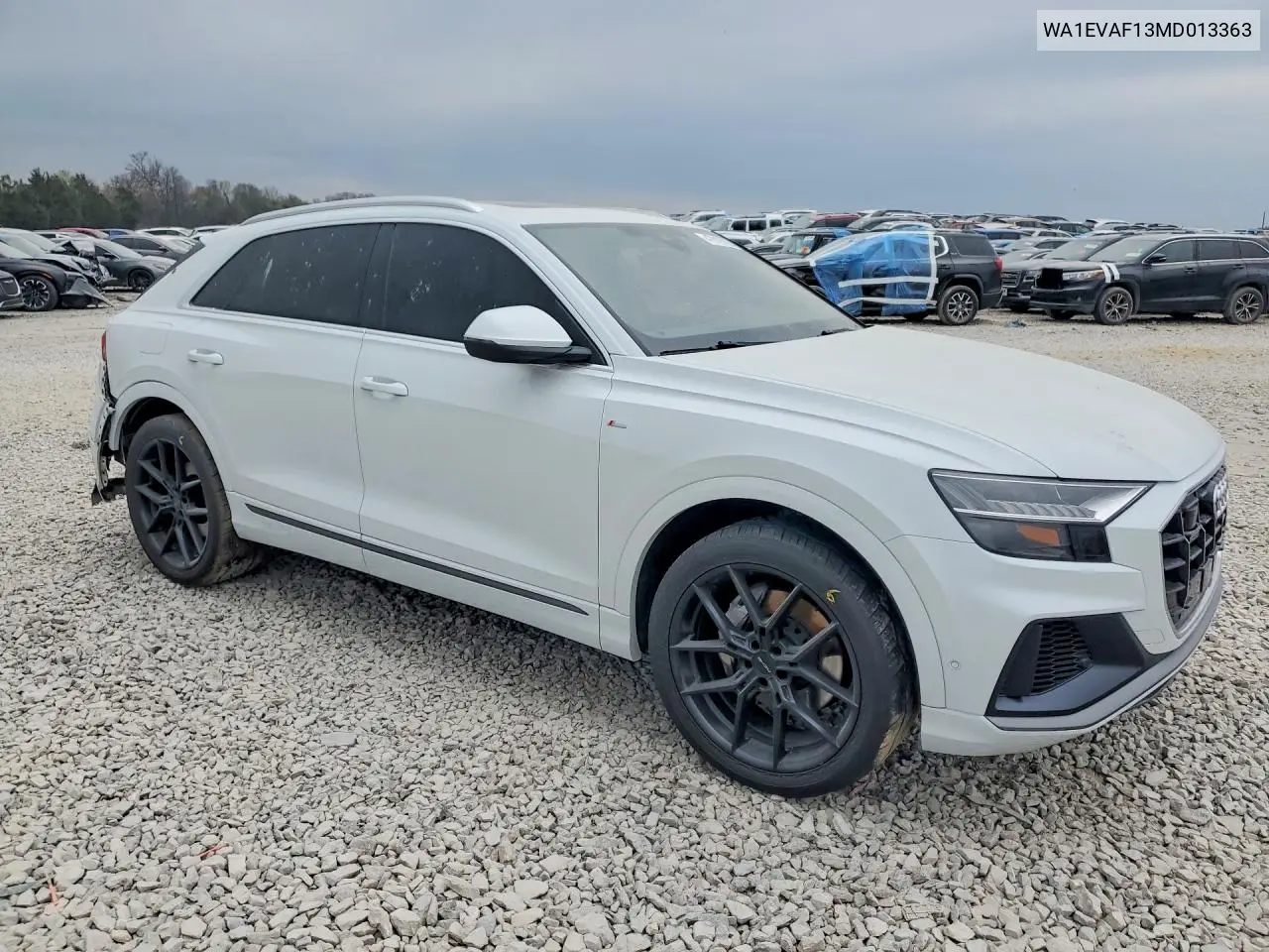 2021 Audi Q8 Premium Plus S-Line VIN: WA1EVAF13MD013363 Lot: 47819736
