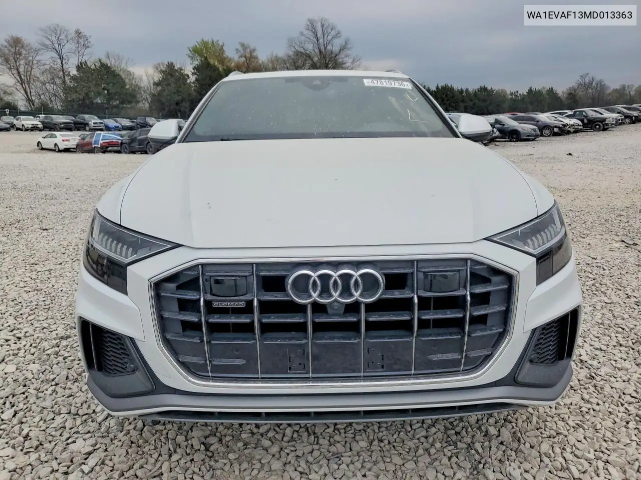 2021 Audi Q8 Premium Plus S-Line VIN: WA1EVAF13MD013363 Lot: 47819736