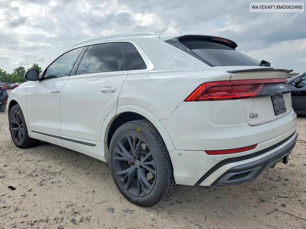 2021 Audi Q8 Premium Plus S-Line VIN: WA1EVAF1XMD002490 Lot: 54418186