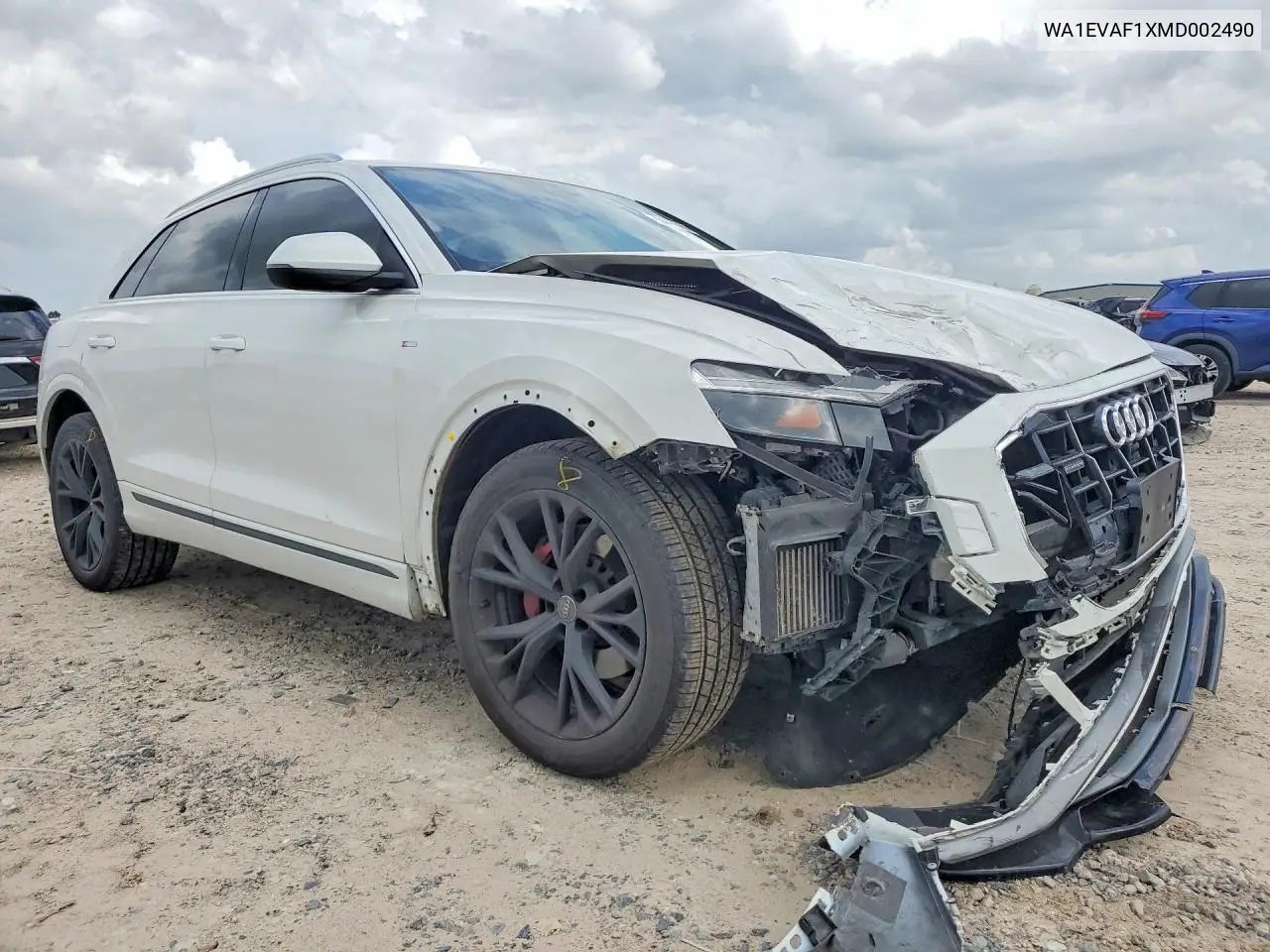 2021 Audi Q8 Premium Plus S-Line VIN: WA1EVAF1XMD002490 Lot: 54418186