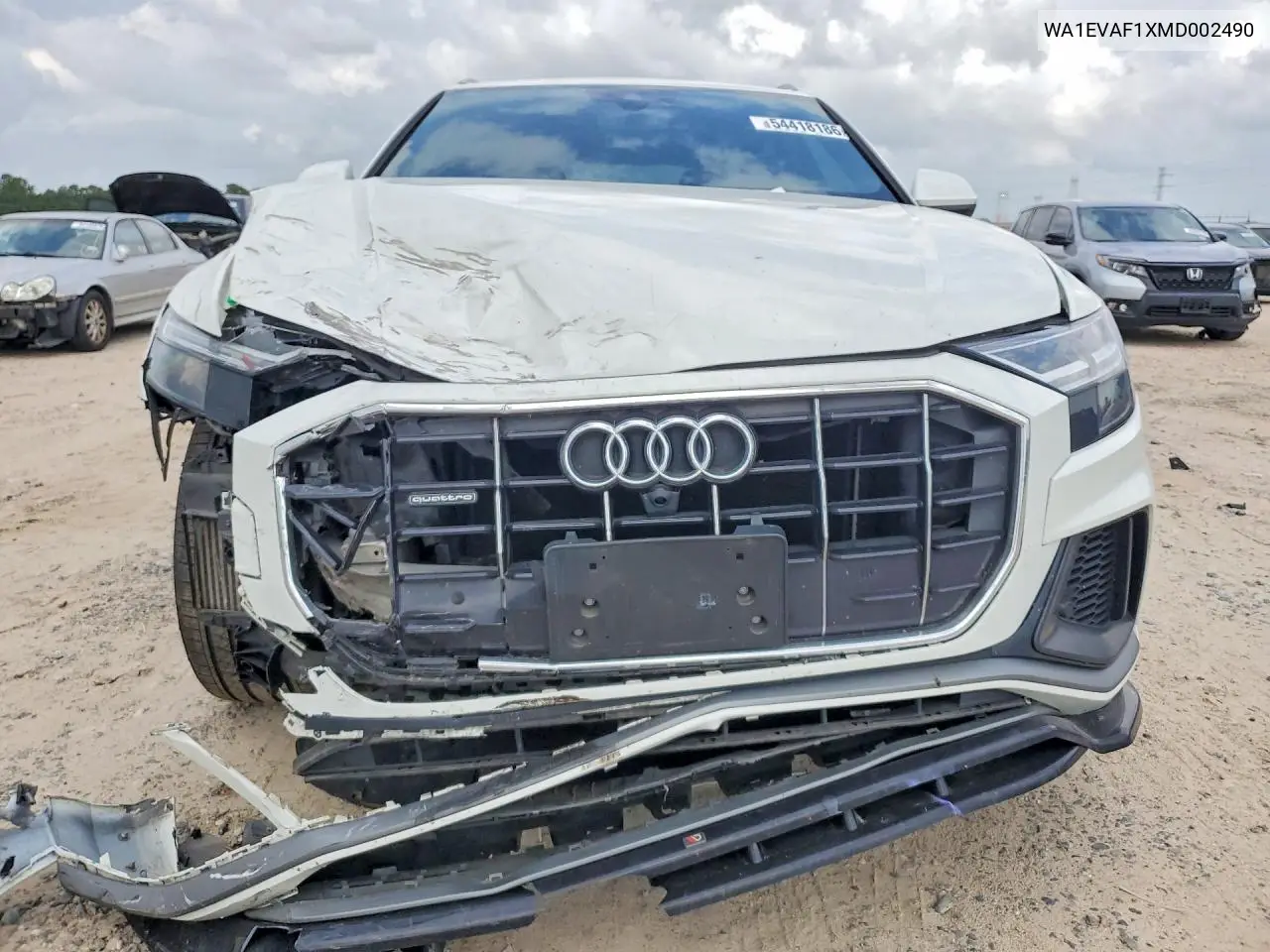2021 Audi Q8 Premium Plus S-Line VIN: WA1EVAF1XMD002490 Lot: 54418186