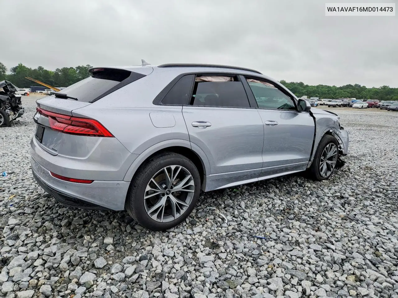 2021 Audi Q8 Premium VIN: WA1AVAF16MD014473 Lot: 54992356