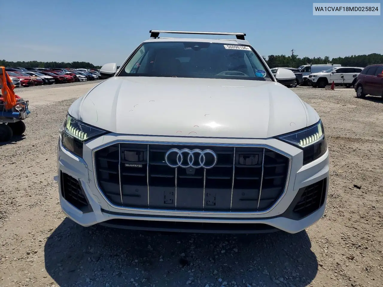 2021 Audi Q8 Prestige VIN: WA1CVAF18MD025824 Lot: 56090156