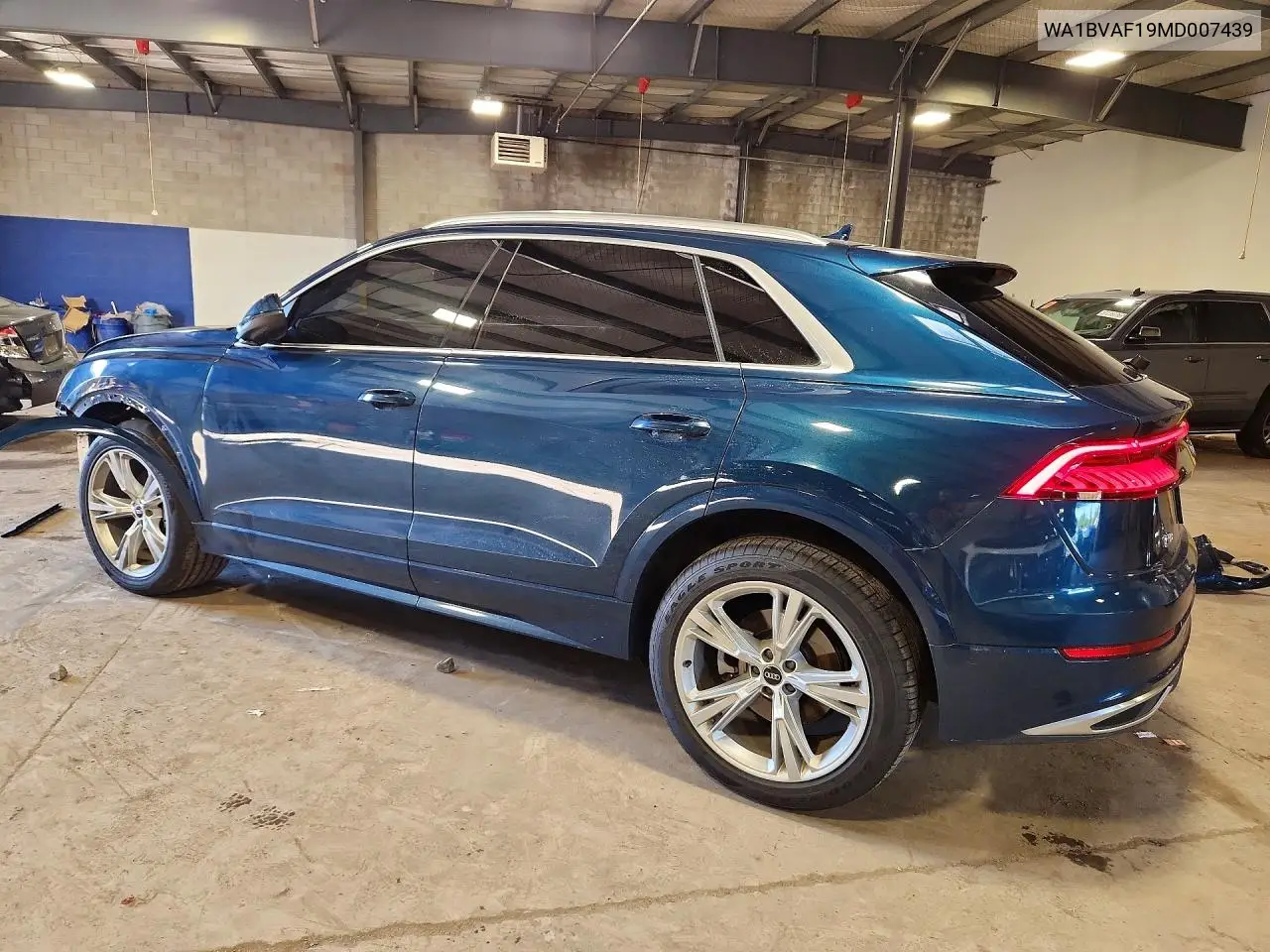 2021 Audi Q8 Premium Plus VIN: WA1BVAF19MD007439 Lot: 57327286