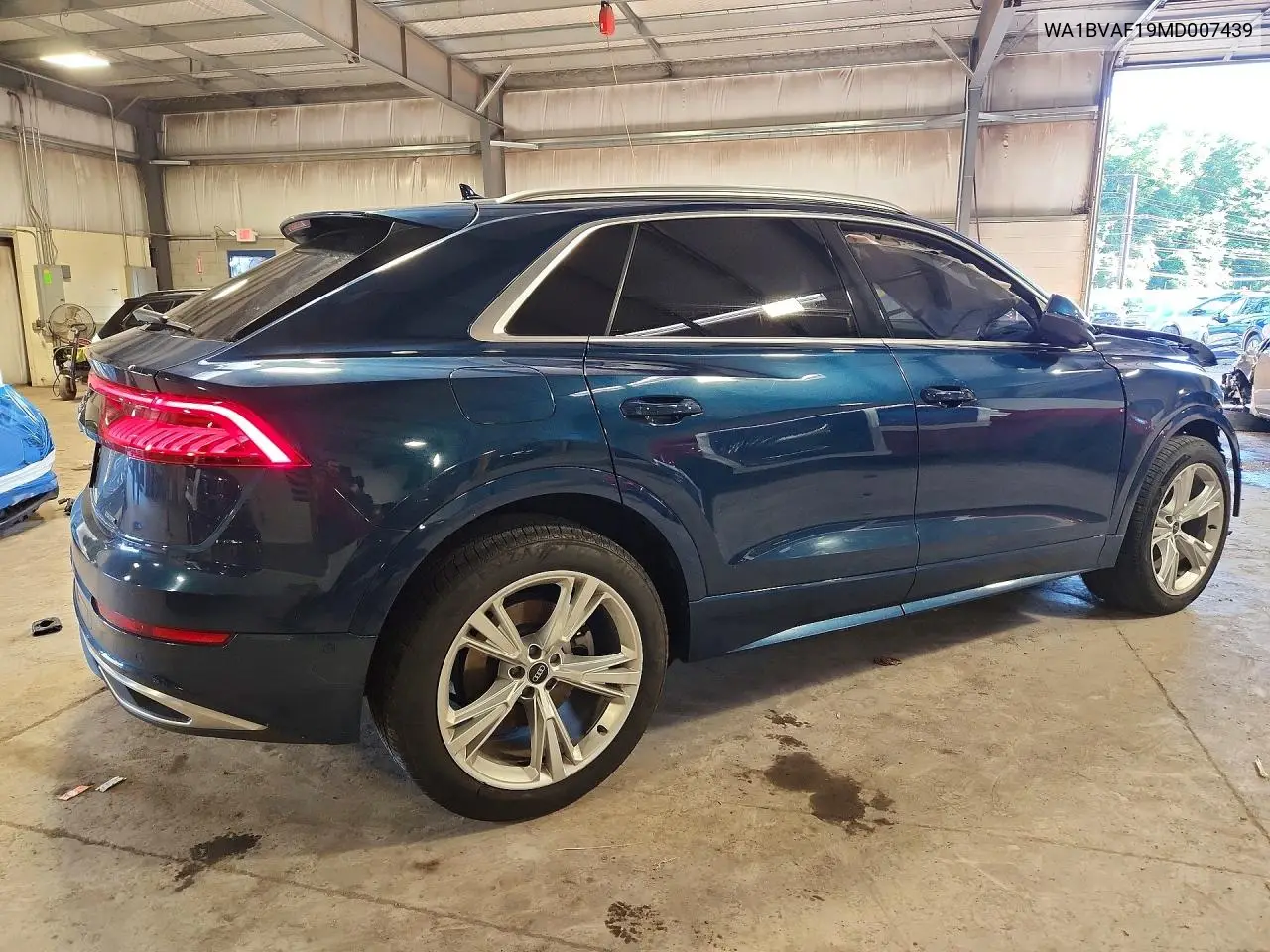 2021 Audi Q8 Premium Plus VIN: WA1BVAF19MD007439 Lot: 57327286