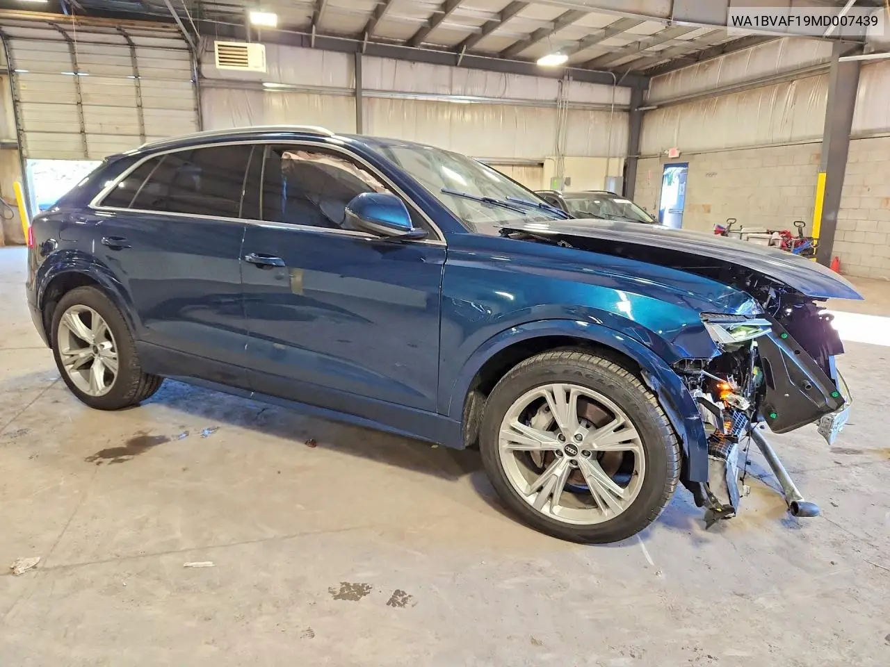 2021 Audi Q8 Premium Plus VIN: WA1BVAF19MD007439 Lot: 57327286
