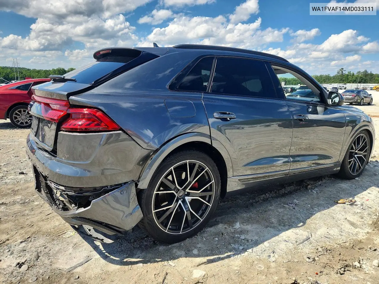 2021 Audi Q8 Prestige S-Line VIN: WA1FVAF14MD033111 Lot: 57939996