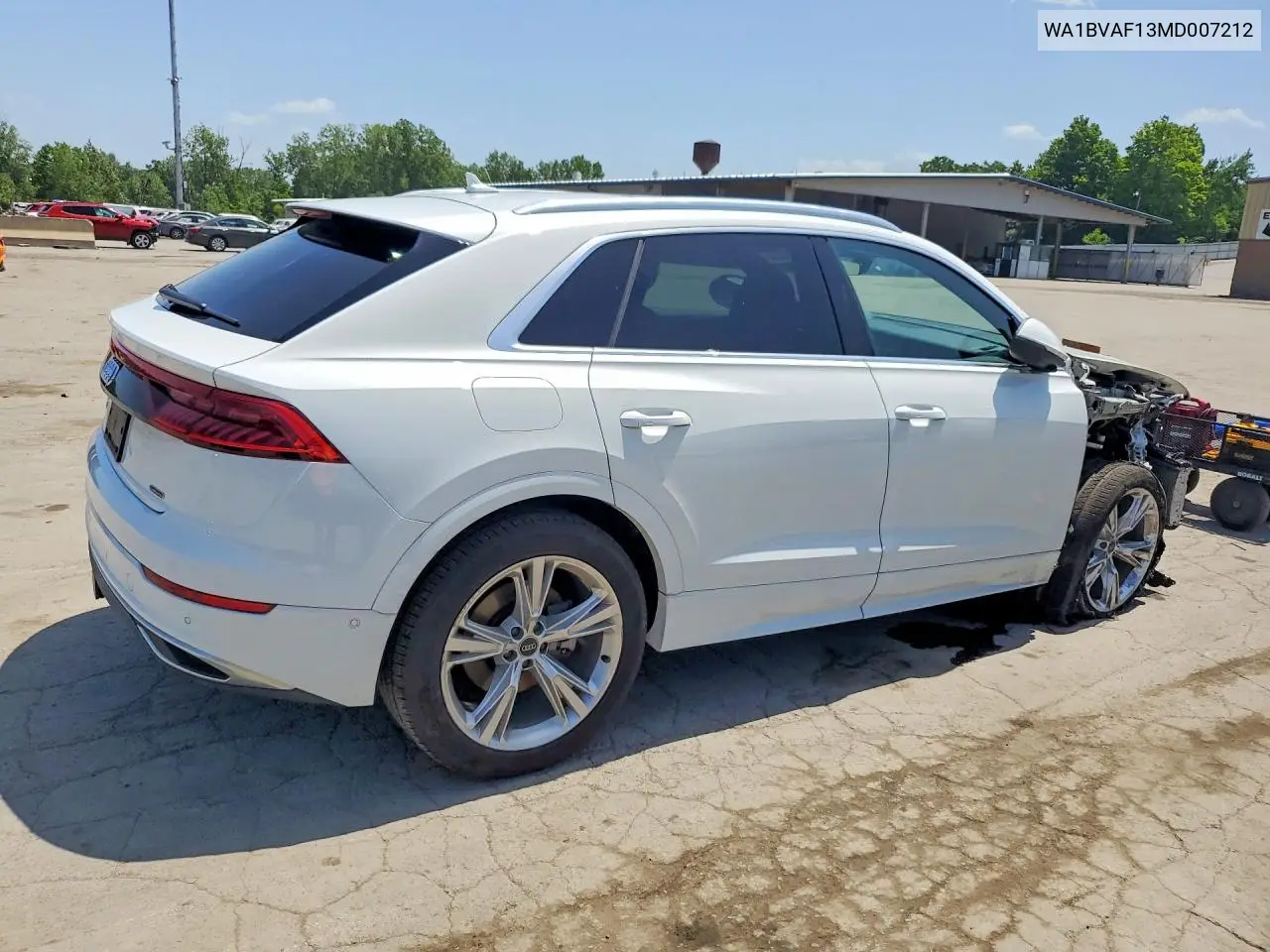 2021 Audi Q8 Premium Plus VIN: WA1BVAF13MD007212 Lot: 59008336