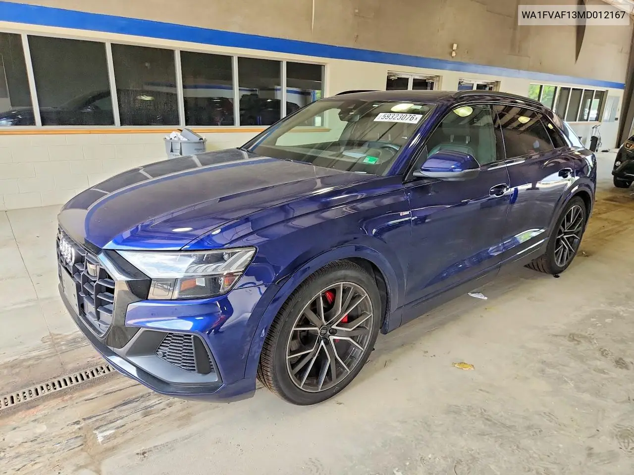 2021 Audi Q8 Prestige S-Line VIN: WA1FVAF13MD012167 Lot: 59323076