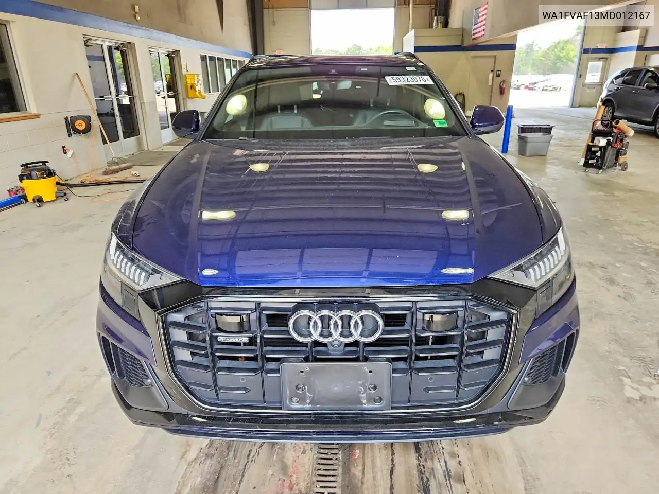2021 Audi Q8 Prestige S-Line VIN: WA1FVAF13MD012167 Lot: 59323076