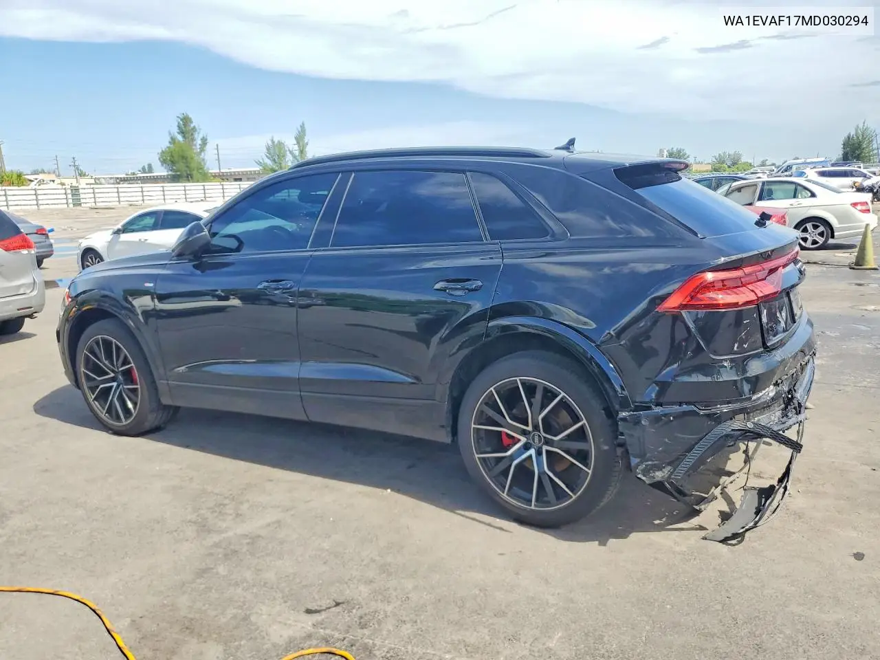 2021 Audi Q8 Premium Plus S-Line VIN: WA1EVAF17MD030294 Lot: 59839126