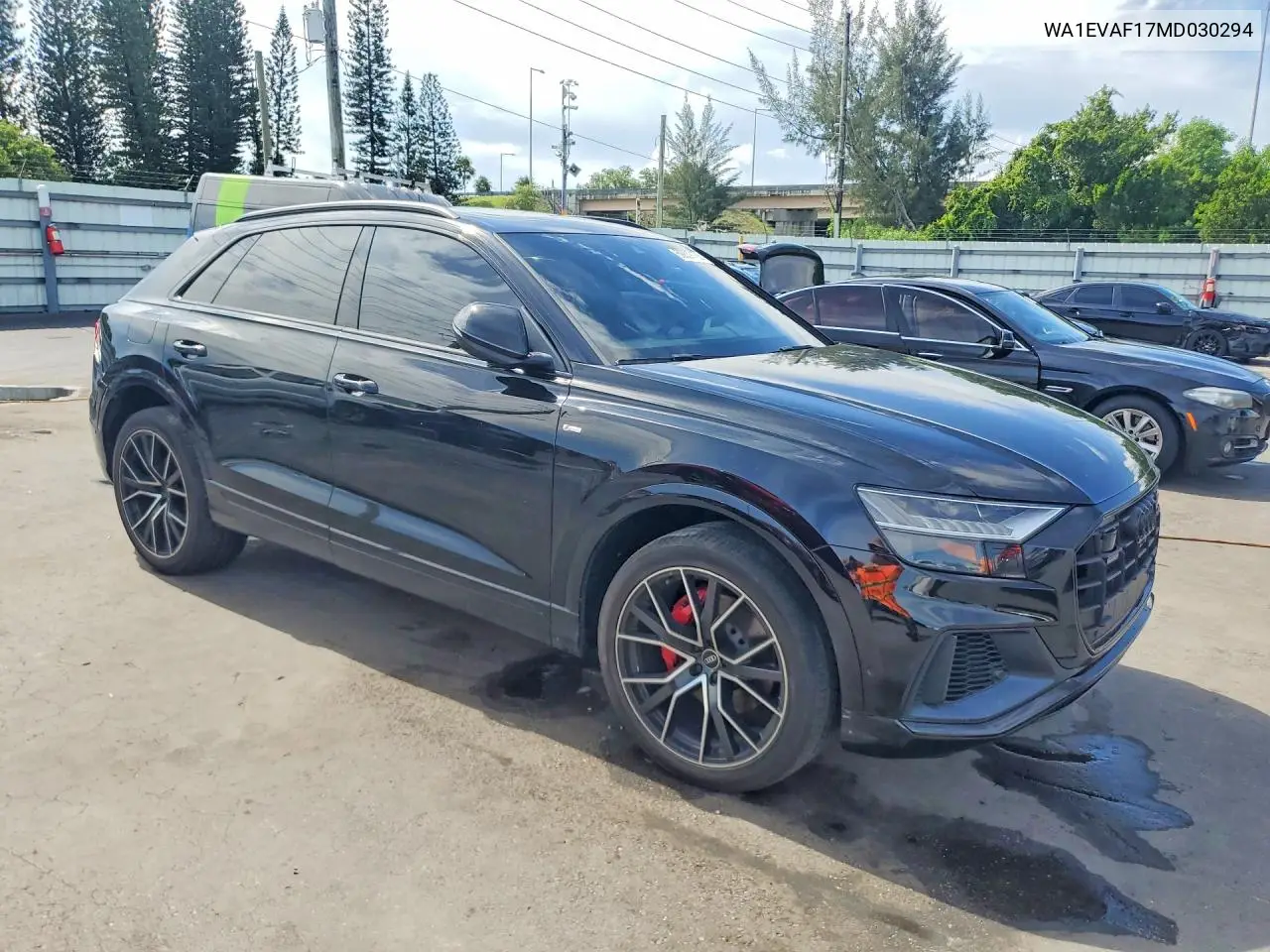 2021 Audi Q8 Premium Plus S-Line VIN: WA1EVAF17MD030294 Lot: 59839126