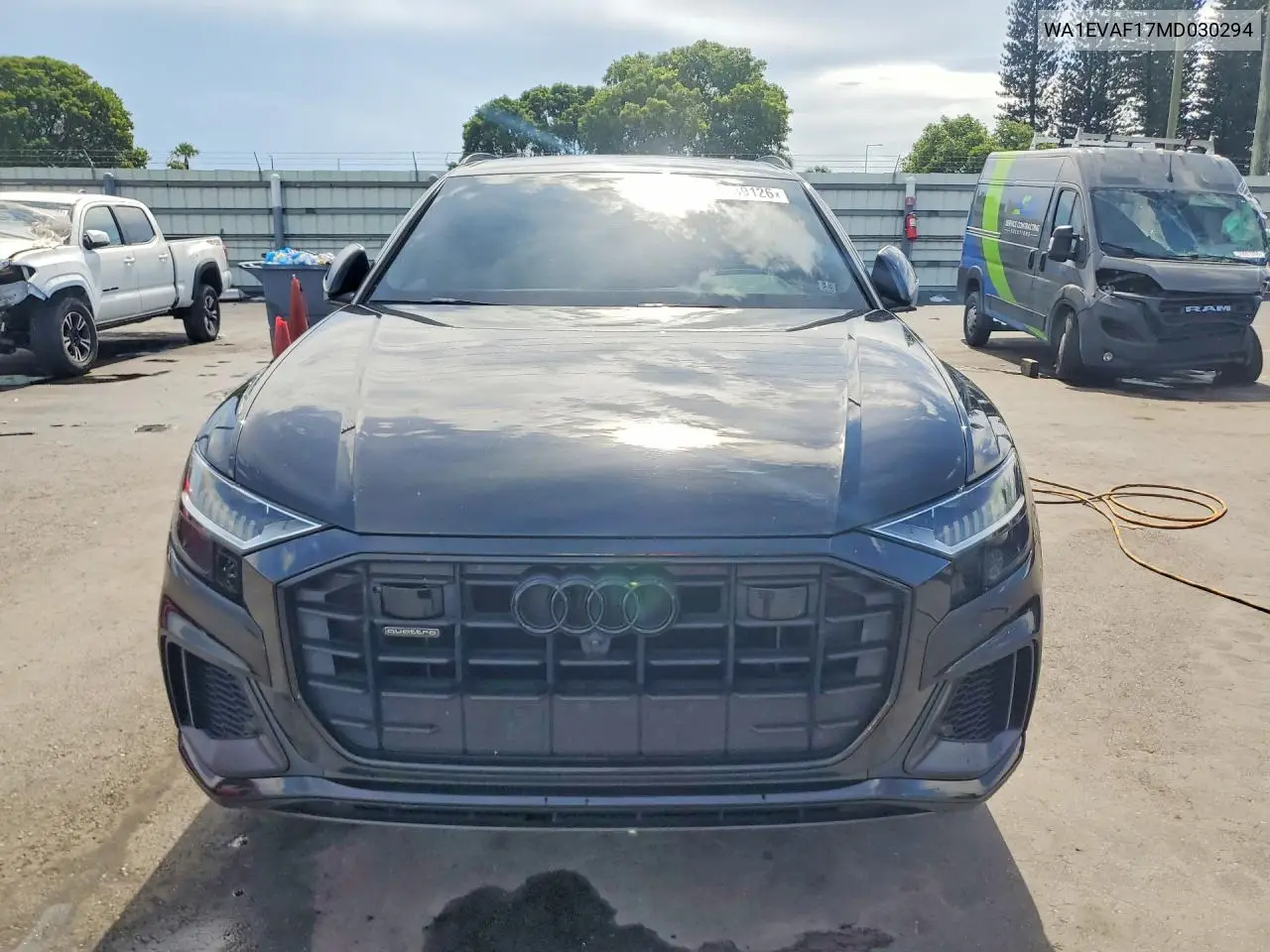 2021 Audi Q8 Premium Plus S-Line VIN: WA1EVAF17MD030294 Lot: 59839126