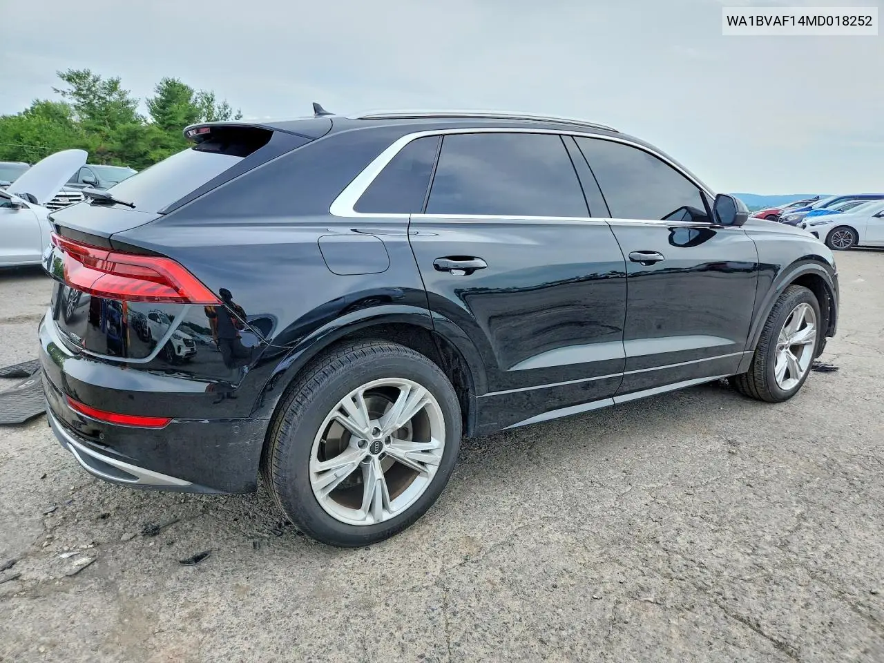 2021 Audi Q8 Premium Plus VIN: WA1BVAF14MD018252 Lot: 60787726