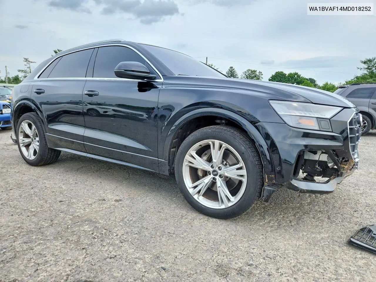 2021 Audi Q8 Premium Plus VIN: WA1BVAF14MD018252 Lot: 60787726