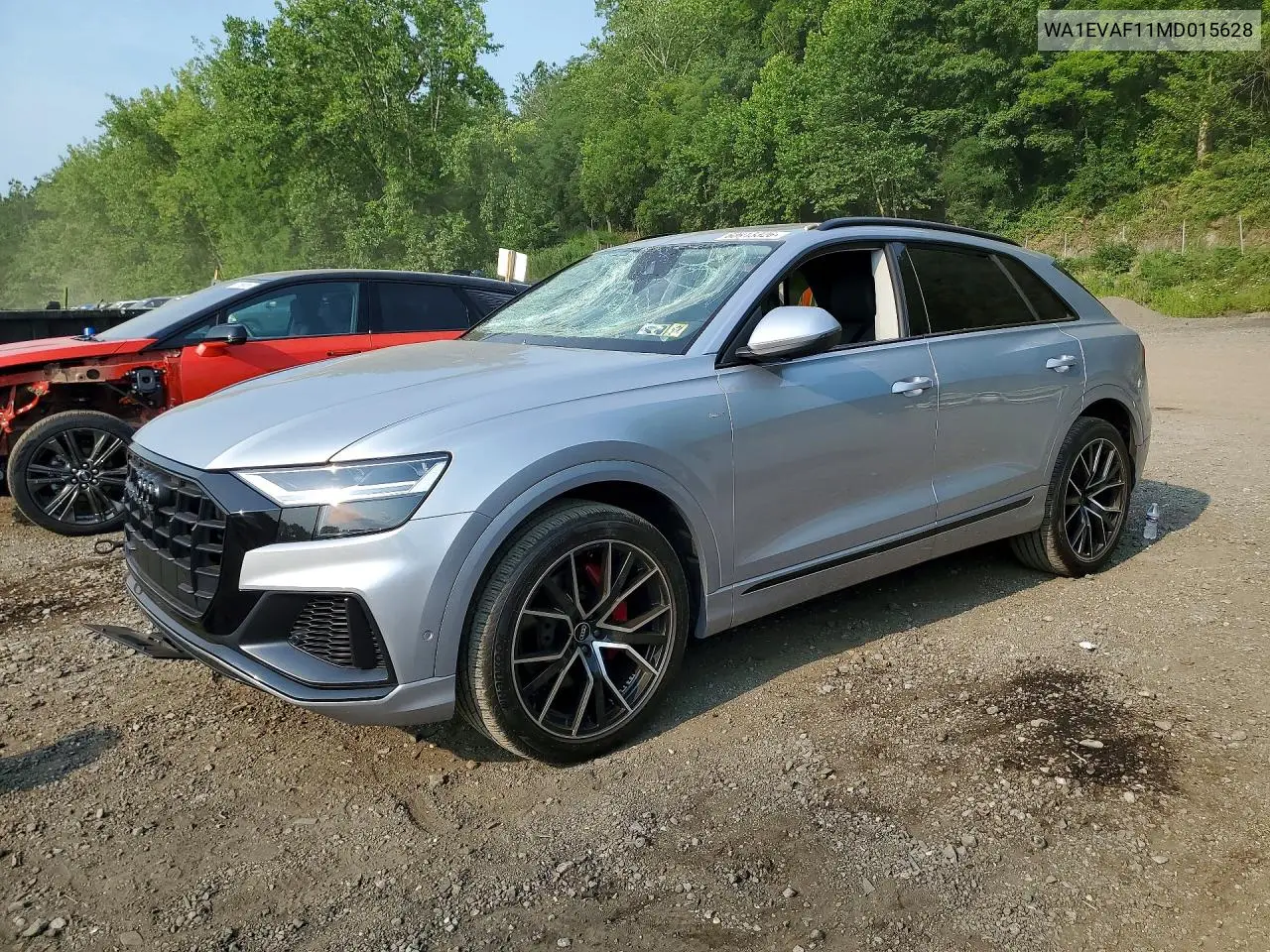 2021 Audi Q8 Premium Plus S-Line VIN: WA1EVAF11MD015628 Lot: 60913326