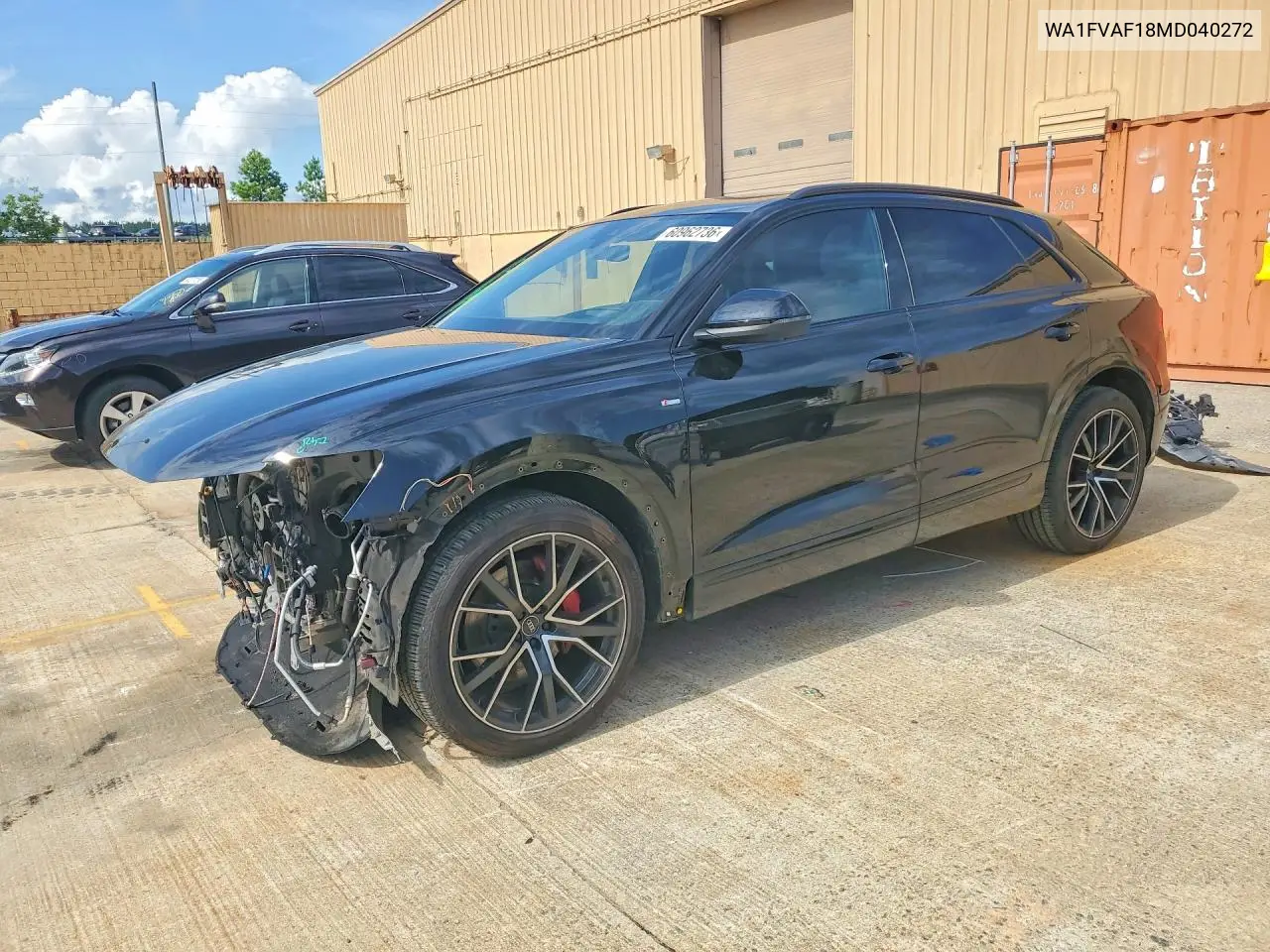 2021 Audi Q8 Prestige S-Line VIN: WA1FVAF18MD040272 Lot: 60962736