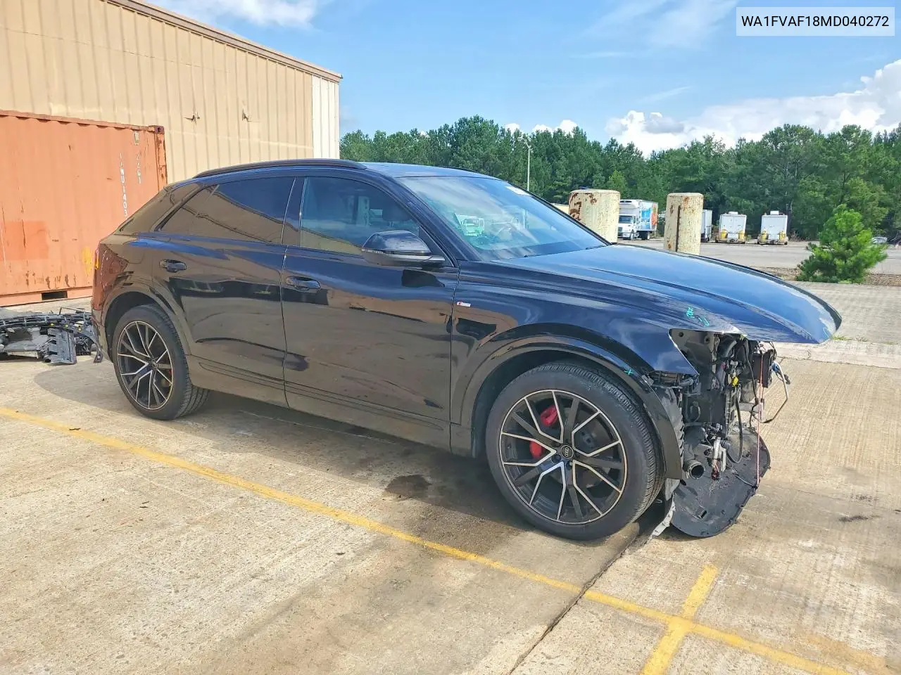 2021 Audi Q8 Prestige S-Line VIN: WA1FVAF18MD040272 Lot: 60962736