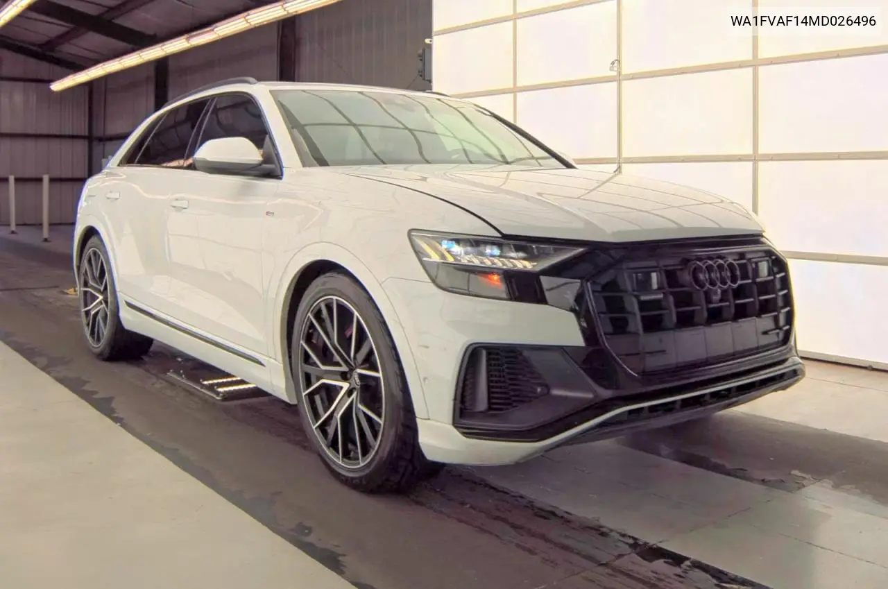 2021 Audi Q8 Prestige S-Line VIN: WA1FVAF14MD026496 Lot: 61393366