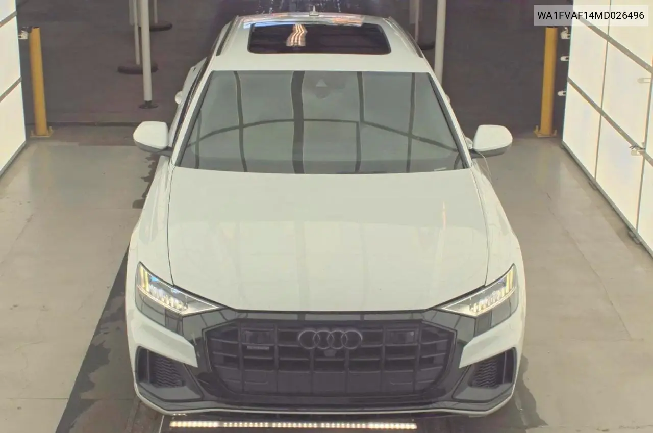 2021 Audi Q8 Prestige S-Line VIN: WA1FVAF14MD026496 Lot: 61393366