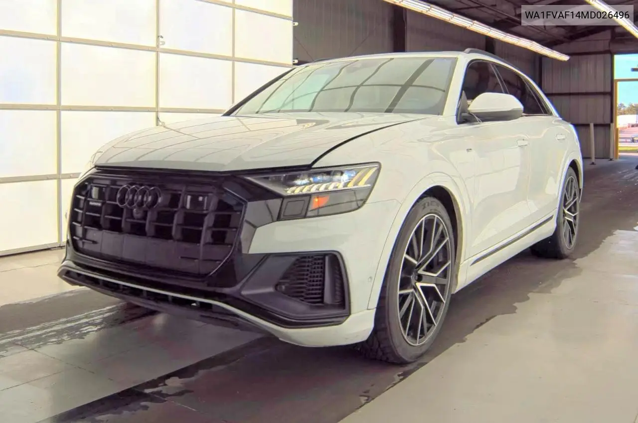 2021 Audi Q8 Prestige S-Line VIN: WA1FVAF14MD026496 Lot: 61393366