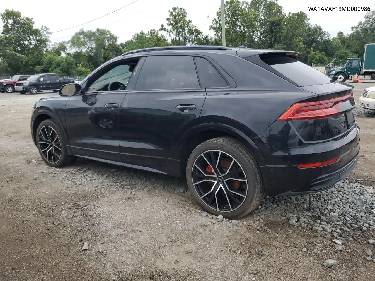 2021 Audi Q8 Premium VIN: WA1AVAF19MD000986 Lot: 68440165