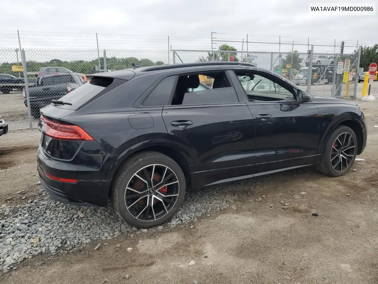2021 Audi Q8 Premium VIN: WA1AVAF19MD000986 Lot: 68440165