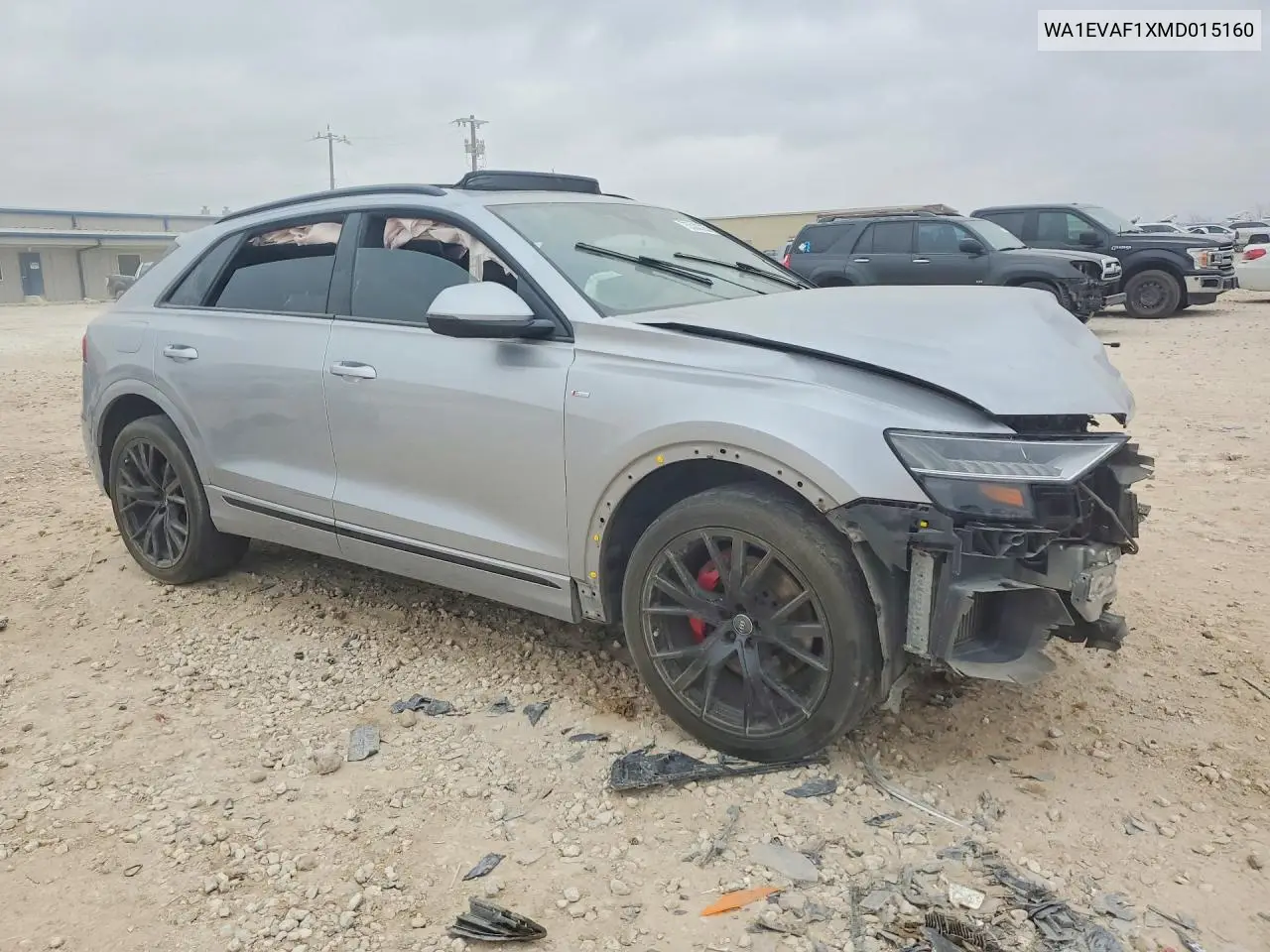 2021 Audi Q8 Premium Plus S-Line VIN: WA1EVAF1XMD015160 Lot: 75538325