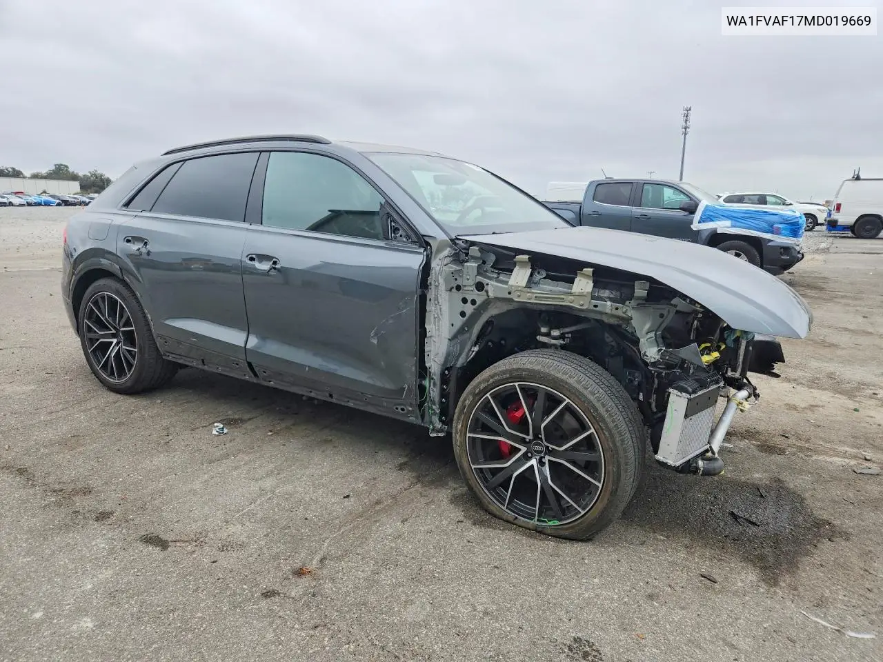2021 Audi Q8 Prestige S-Line VIN: WA1FVAF17MD019669 Lot: 77224555
