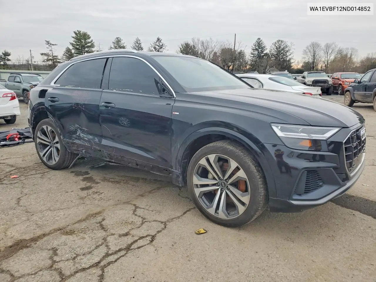 2022 Audi Q8 Premium Plus S-Line VIN: WA1EVBF12ND014852 Lot: 46499156